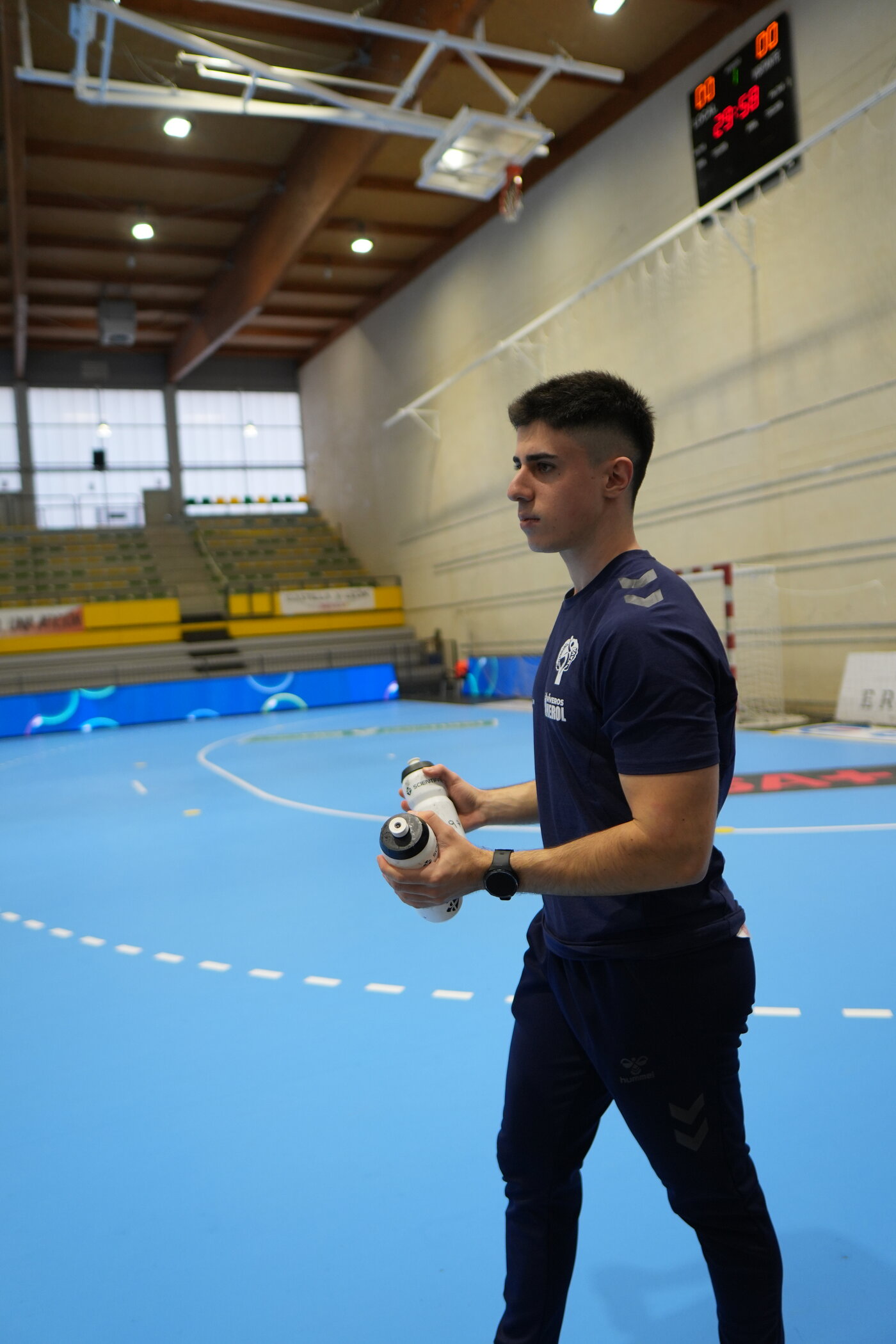 Trabajo con un equipo profesional de balonmano